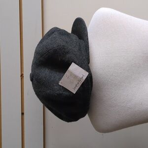 New Jonathan Richard Charcoal Grey Wool Newsboy Cap Irish/Scottish Golf XX